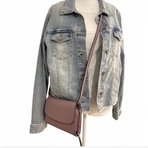 Simply Vera Elderberry Signature Mini Crossbody Bag NWT